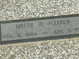 Hattie M Fleener