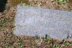 Hattie Mildred Moore Hattie Mildred Moore