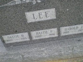 Hattie P Moyer Lee
