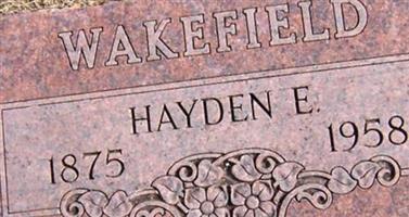 Hayden E Wakefield