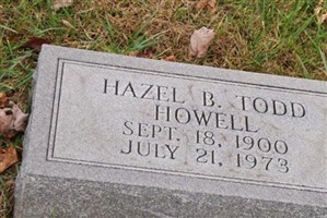 Hazel B Todd Howell Hazel B Todd Howell