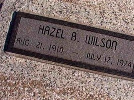 Hazel B Wilson