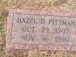 Hazel D Pittman Hazel D Pittman