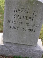 Hazel E Calvert Hazel E Calvert
