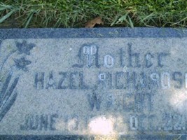 Hazel G Richardson Wright