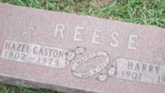 Hazel Gaston Reese Hazel Gaston Reese