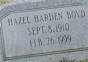 Hazel Harden Boyd