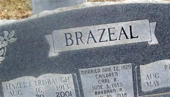 Hazel Irene Trobaugh Brazeal