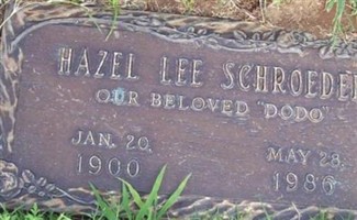 Hazel Lee Schroeder Hazel Lee Schroeder
