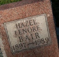 Hazel Lenore Bair Hazel Lenore Bair