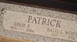 Hazel Lorene Weaver Patrick Hazel Lorene Weaver Patrick