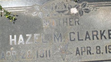 Hazel M Clarke Hazel M Clarke