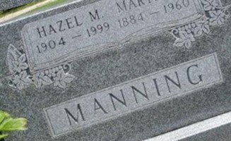 Hazel M Manning