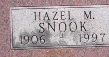 Hazel M Snook Hazel M Snook