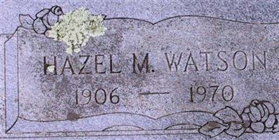 Hazel M Watson