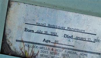 Hazel Marie Rodriquez Marshburn