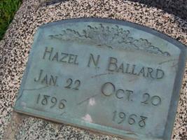 Hazel N Ballard