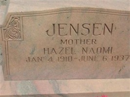 Hazel Naomi Jensen Hazel Naomi Jensen