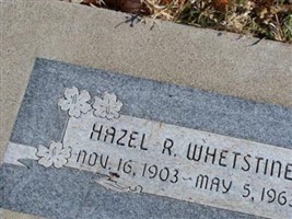 Hazel R. Whetstine