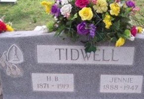 H B TIDWELL