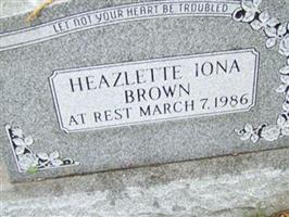 Heazlette Iona Brown