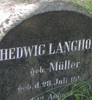 Hedwig M?ller Langhoff Hedwig M?ller Langhoff