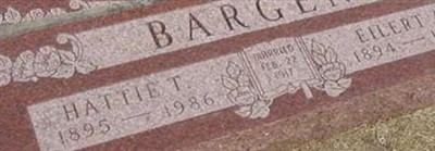 Hedwig Theodore "Hattie" Eilers Bargen