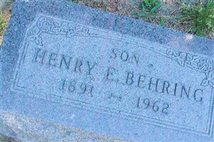 Heinrich Ernest Behring Heinrich Ernest Behring