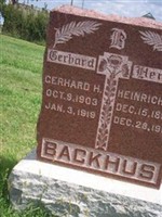 Heinrich "Henry" F Backhus Heinrich "Henry" F Backhus