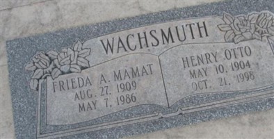 Heinrich Otto Wachsmuth Heinrich Otto Wachsmuth