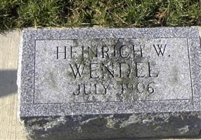 Heinrich W. Wendel Heinrich W. Wendel