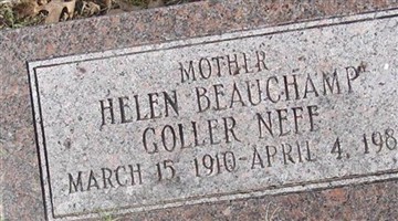 Helen Beacham Goller Neff