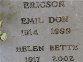 Helen Bette Ericson Helen Bette Ericson