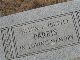 Helen E (Bette) Parris