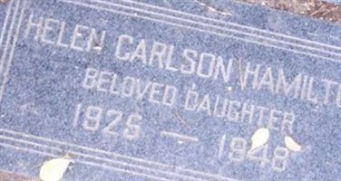 Helen Emma Carlson Hamilton