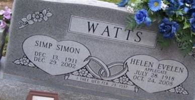 Helen Evelen (Applegate) Watts Helen Evelen (Applegate) Watts