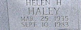 Helen H. Haley Helen H. Haley