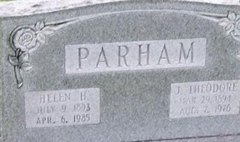 Helen Hunt Parham Helen Hunt Parham