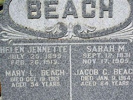 Helen Jennette Beach Helen Jennette Beach