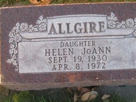 Helen JoAnn Allgire Helen JoAnn Allgire