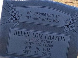 Helen Lois Chaffin Helen Lois Chaffin