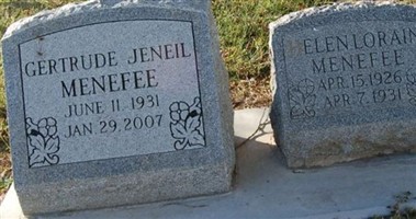 Helen Lorain Menefee Helen Lorain Menefee