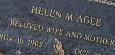 Helen M. Agee Helen M. Agee