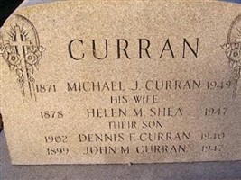 Helen M Shea Curran