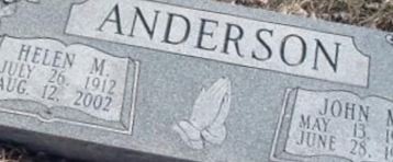 Helen M. Slaughter Anderson Helen M. Slaughter Anderson