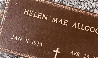 Helen Mae Thacker Allgood