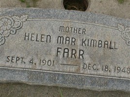 Helen Mar Kimball Farr Helen Mar Kimball Farr