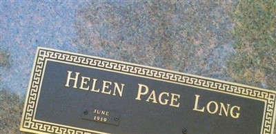 Helen Page Long Helen Page Long