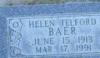 Helen Telford Baer