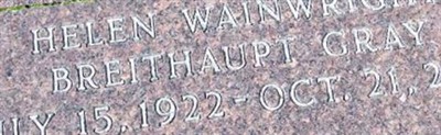 Helen Wainwright Breithaupt Gray Helen Wainwright Breithaupt Gray